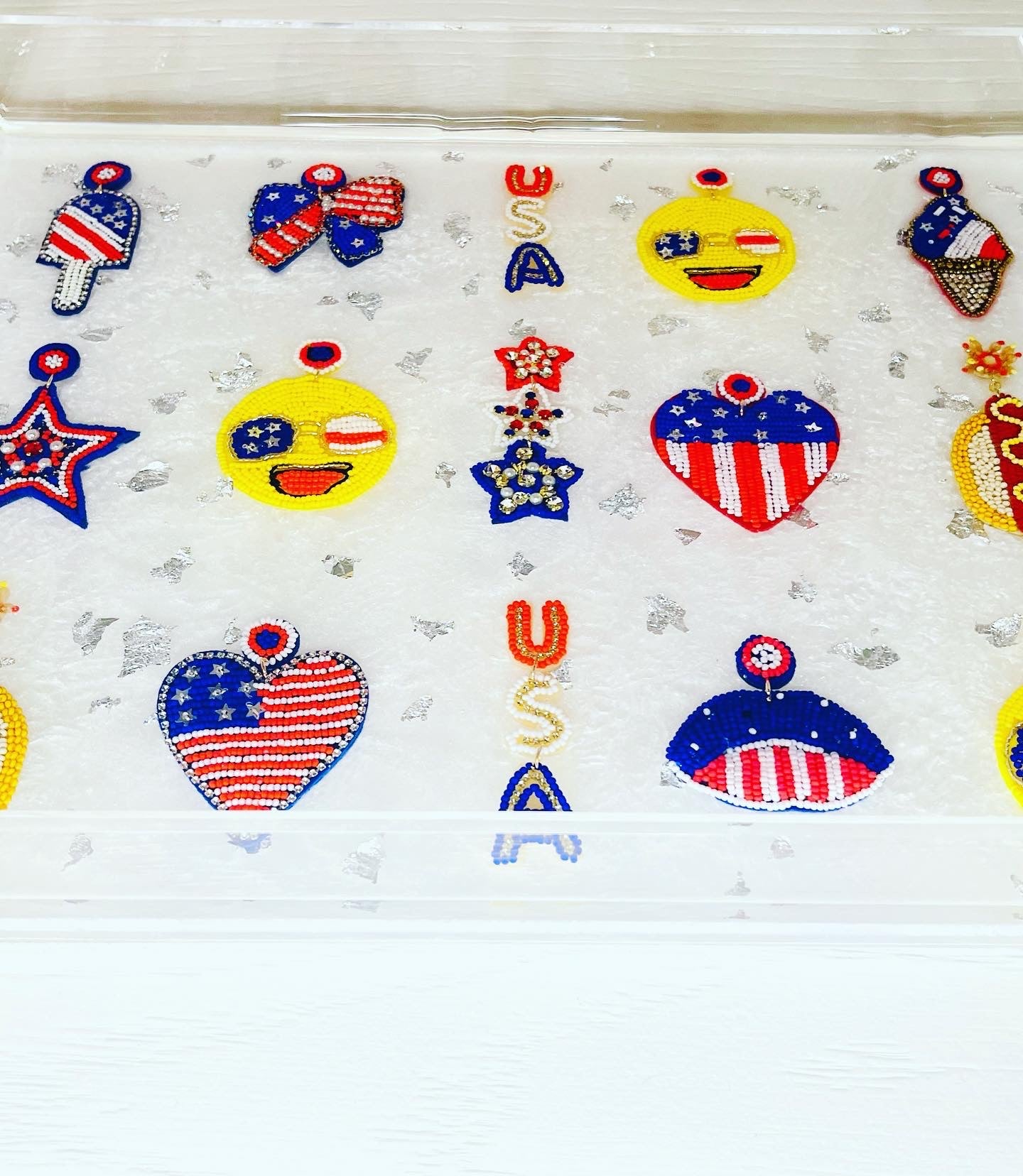 Stars and Stripes Acrylic Tray