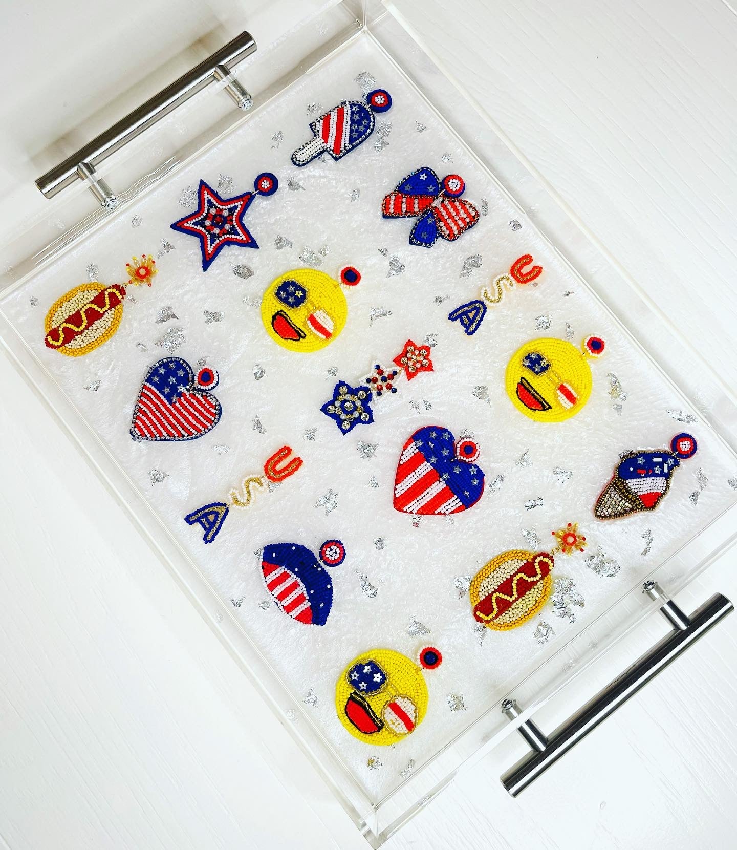 Stars and Stripes Acrylic Tray